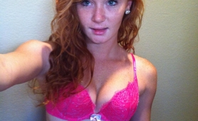 Stunning redhead Alex Tanner nude selfies